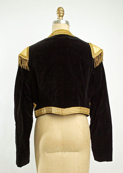 Fancy dress costume, Eaves Costume Company (American, 1863–1998), cotton, metallic thread, American