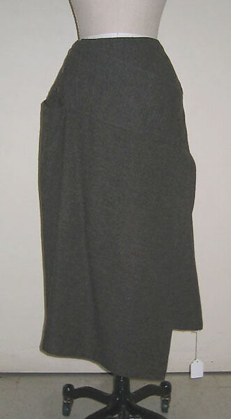 Ensemble, Issey Miyake (Japanese, 1938–2022), a) wool/acrylic blend; b) wool/nylon blend; c) wool/linen blend, Japanese
