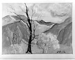 Mountains near Safed, Israel, James N. Rosenberg (American, Allegheny City, Pennsylvania 1874–1970 White Plains, New York), Pastel on paper, American