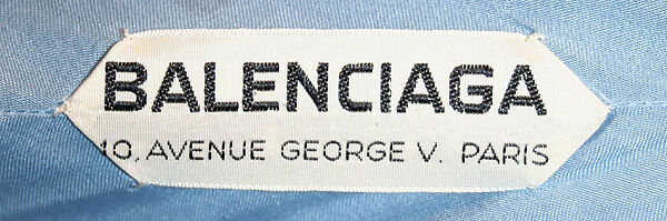 Evening ensemble, (a, b) House of Balenciaga (French, founded 1937), (a–e) silk, French