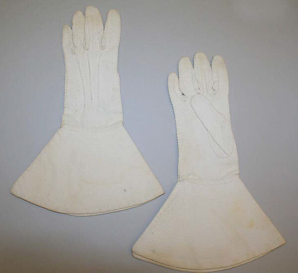 Gloves, cotton, American or European 