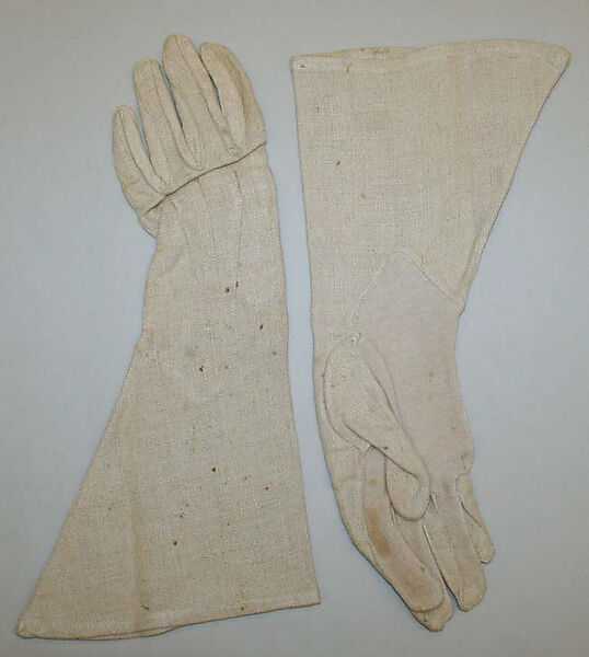 Gloves, linen, synthetic fiber, American 