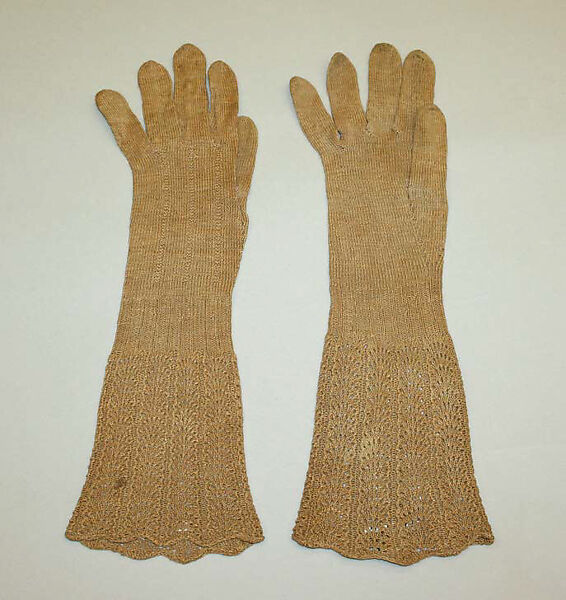 Gloves, cotton, American