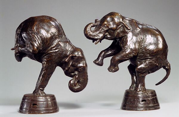 Performing Elephant, Frederick George Richard Roth (American, Brooklyn, New York 1872–1944 Englewood, New Jersey), Bronze, American