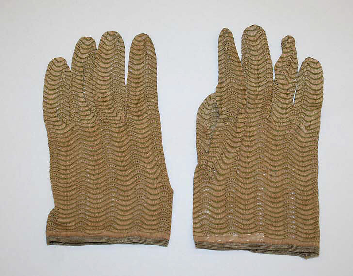 Gloves, cotton, French 