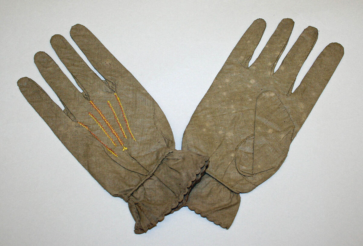 Gloves, cotton, European 