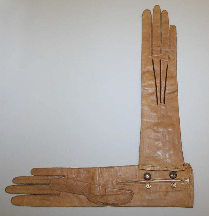 Gloves, leather, American 