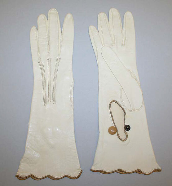 Gloves, leather, American 