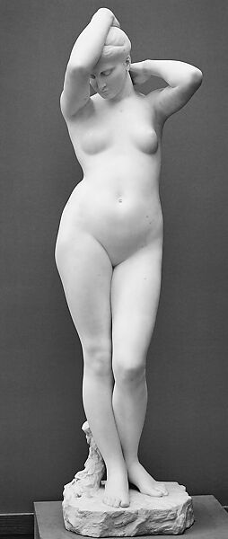 Evening, Frederick Wellington Ruckstull (American, (born France) Breitenbach, 1853–1942 New York), Marble, American