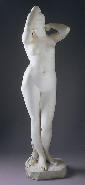 Evening, Frederick Wellington Ruckstull (American, (born France) Breitenbach, 1853–1942 New York), Marble, American 