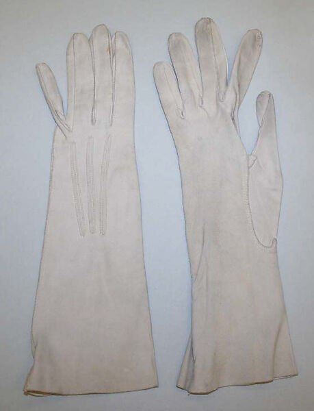 Gloves, leather, French 