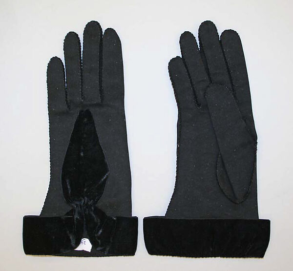 Gloves, cotton, nylon, probably American 