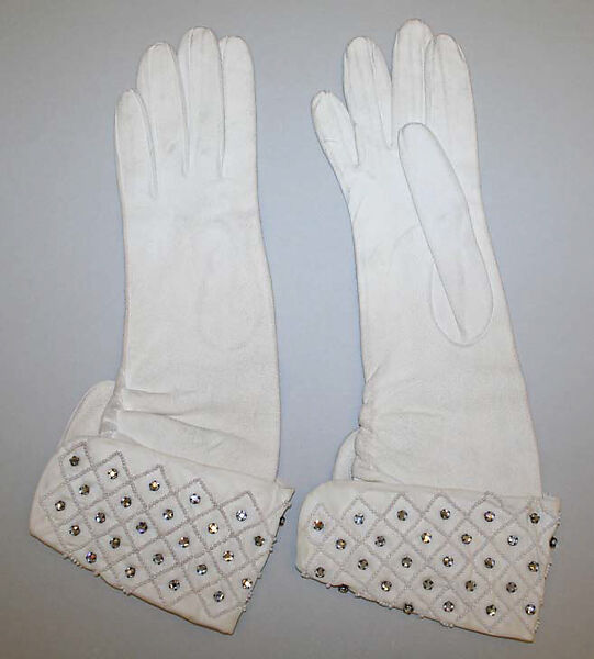 Gloves, leather, silk, plastic, glass, American or European 