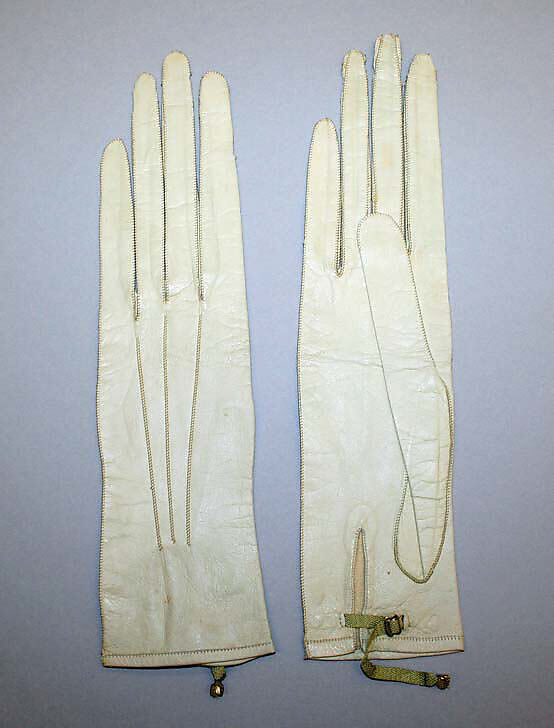 Gloves, leather, French 