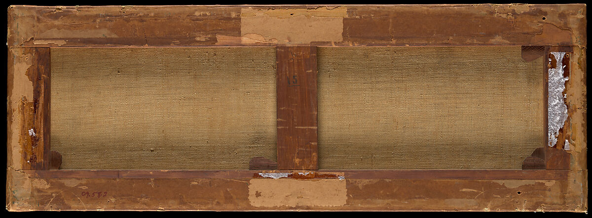 The Smugglers' Cove, Albert Pinkham Ryder (American, New Bedford, Massachusetts 1847–1917 Elmhurst, New York), Oil on gilt leather, American