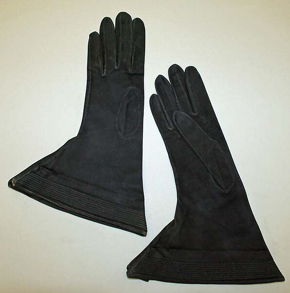 Gloves, Hermès (French, founded 1837), leather, French 