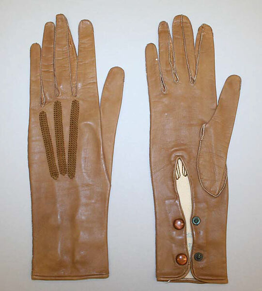 Gloves, leather, German 