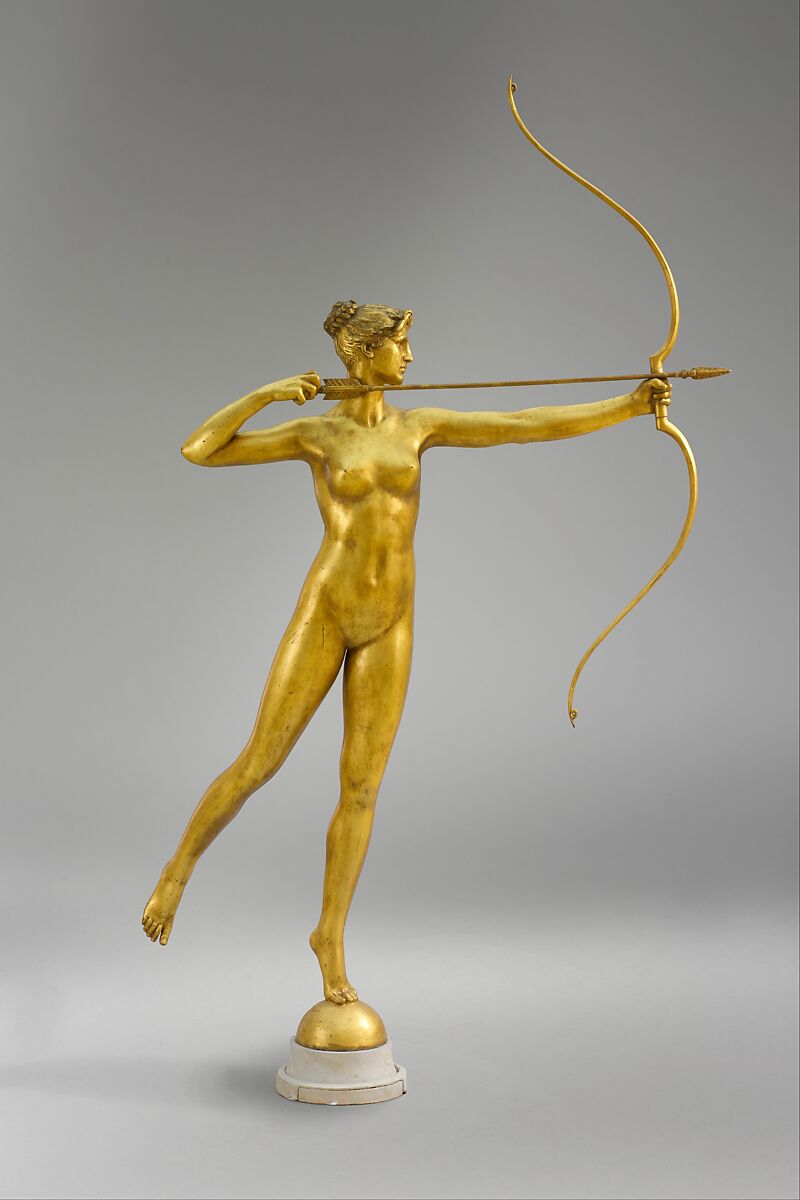 Diana, Augustus Saint-Gaudens  American, Bronze, gilt, American