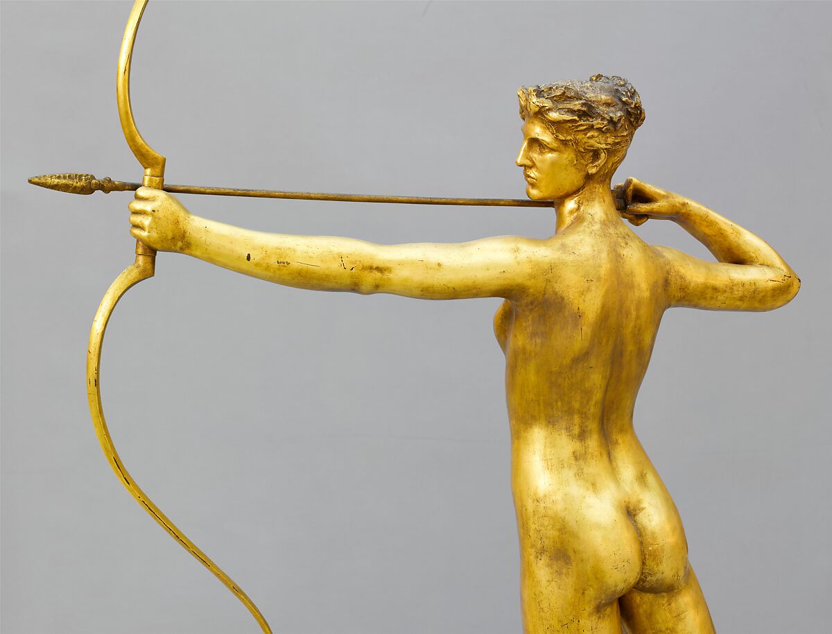 Diana, Augustus Saint-Gaudens (American, Dublin 1848–1907 Cornish, New Hampshire), Bronze, gilt, American