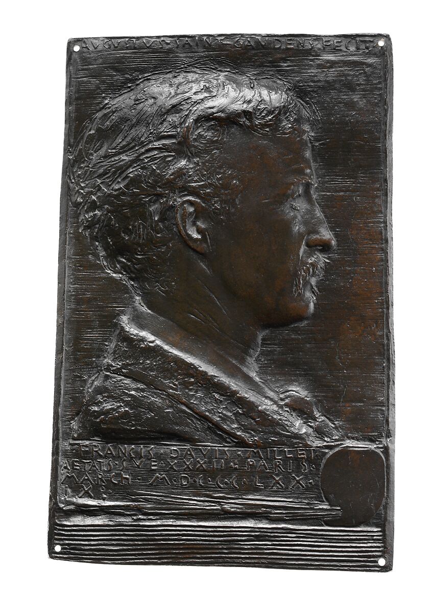 Francis Davis Millet, Augustus Saint-Gaudens (American, Dublin 1848–1907 Cornish, New Hampshire), Bronze, American 