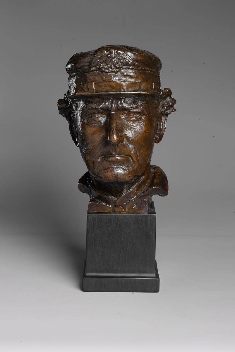 Admiral David Glasgow Farragut, Augustus Saint-Gaudens (American, Dublin 1848–1907 Cornish, New Hampshire), Bronze and marble, American