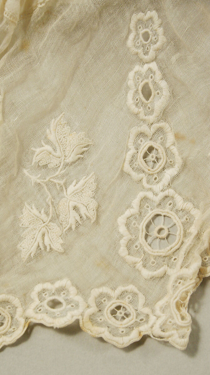 Undersleeves, cotton, American