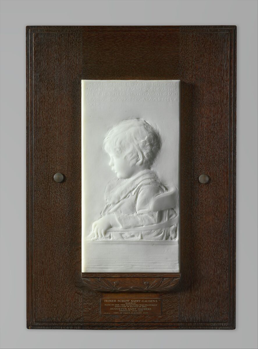 Homer Schiff Saint-Gaudens, Augustus Saint-Gaudens (American, Dublin 1848–1907 Cornish, New Hampshire), Marble, American 
