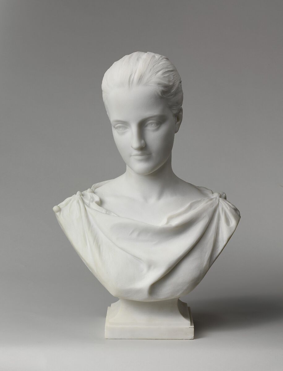 Louise Adele Gould, Augustus Saint-Gaudens (American, Dublin 1848–1907 Cornish, New Hampshire), Marble, American 