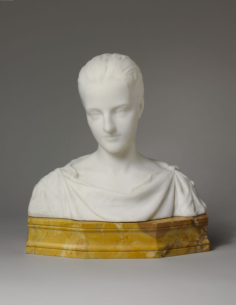 Louise Adele Gould, Augustus Saint-Gaudens (American, Dublin 1848–1907 Cornish, New Hampshire), Marble, American 