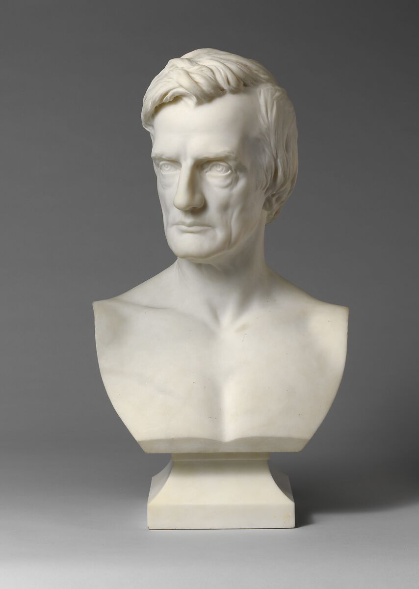 William Maxwell Evarts, Augustus Saint-Gaudens (American, Dublin 1848–1907 Cornish, New Hampshire), Marble, American 