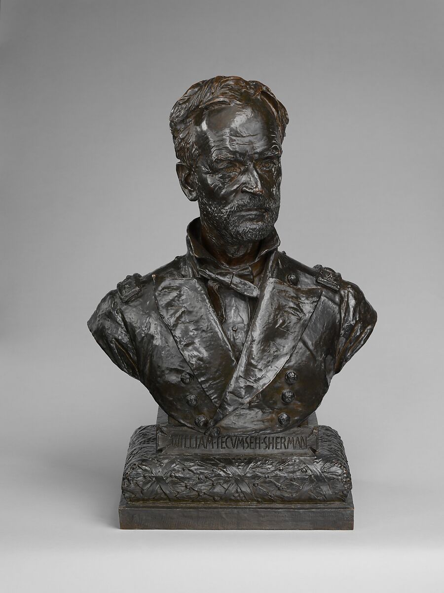 General William Tecumseh Sherman, Augustus Saint-Gaudens  American, Bronze, American