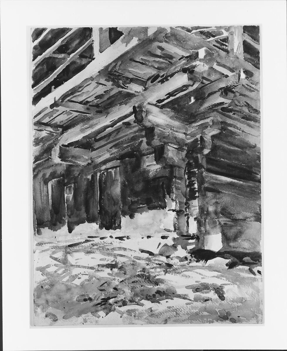 Abriès, John Singer Sargent (American, Florence 1856–1925 London), Watercolor and graphite on white wove paper, American