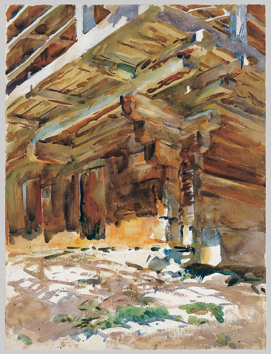 Abriès, John Singer Sargent (American, Florence 1856–1925 London), Watercolor and graphite on white wove paper, American