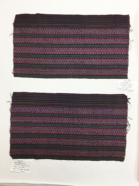 Ensemble, cotton, silk, China (Miao-Juigan)