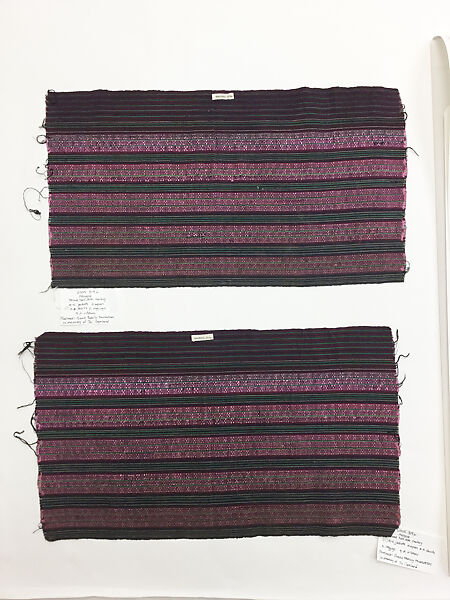 Ensemble, cotton, silk, China (Miao-Juigan)