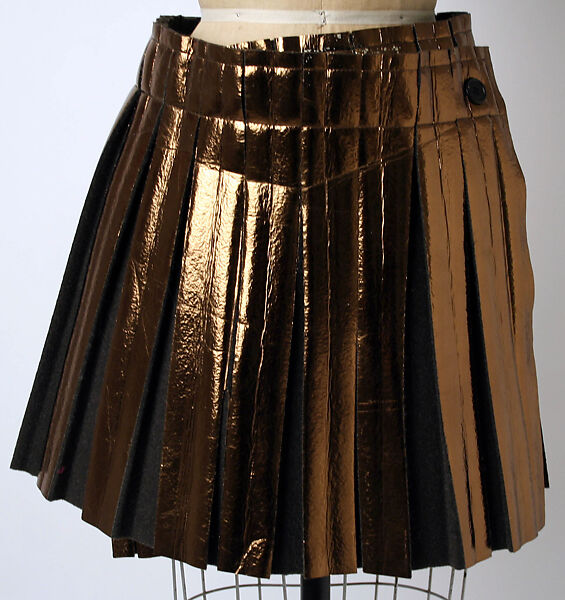 Skirt, Issey Miyake (Japanese, 1938–2022), synthetic, Japanese 