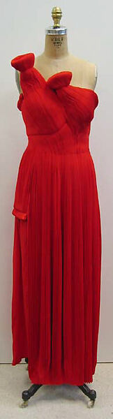 Dress, Yohji Yamamoto (Japanese, born Tokyo, 1943), silk, Japanese