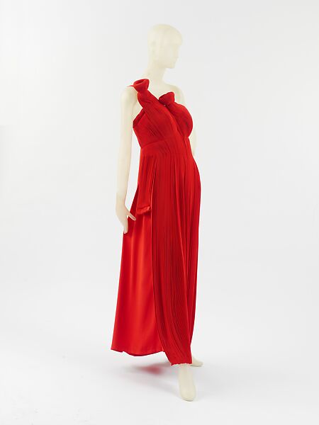 Dress, Yohji Yamamoto (Japanese, born Tokyo, 1943), silk, Japanese 