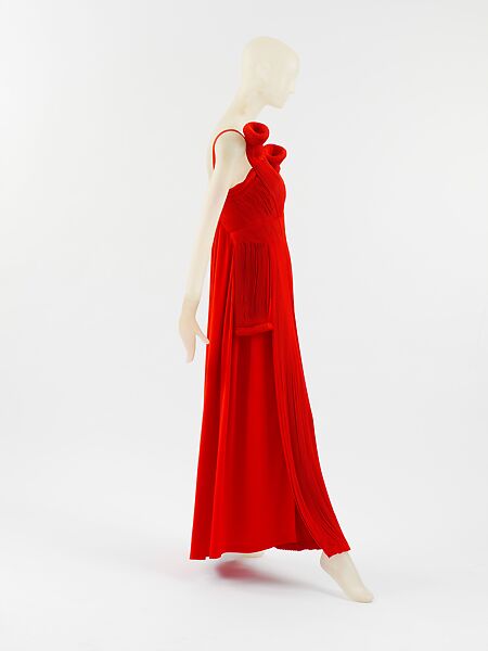 Dress, Yohji Yamamoto (Japanese, born Tokyo, 1943), silk, Japanese
