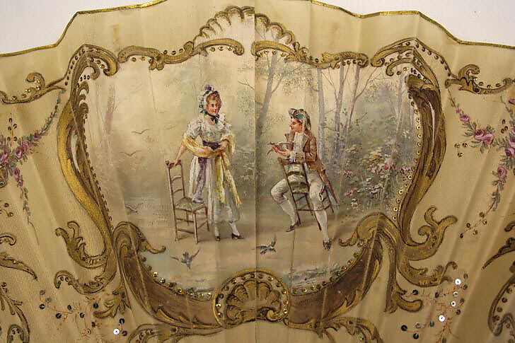 Fan, Tiffany &amp; Co. (American, New York, NY, 1837–present), silk, ivory, metal, American