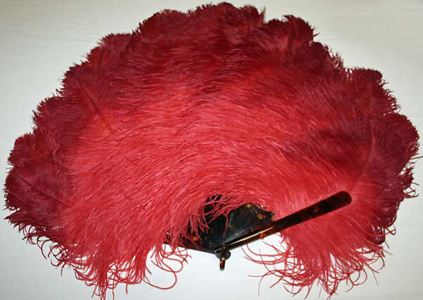 Fan, feathers, shell, American or European 