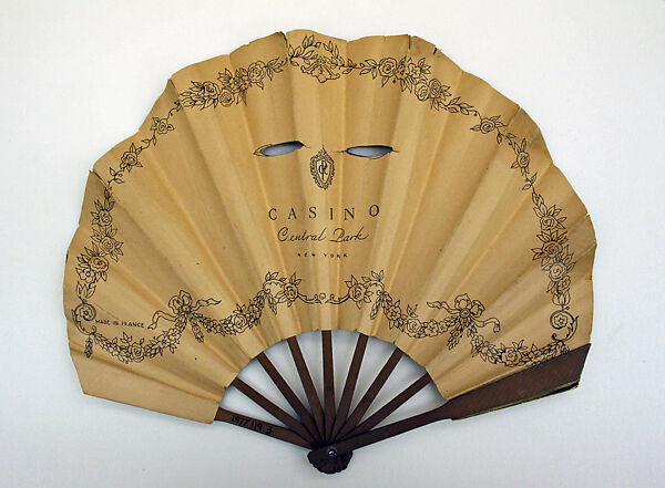 Fan, wool, paper, French