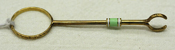 Cigarette holder, gold, probably American 