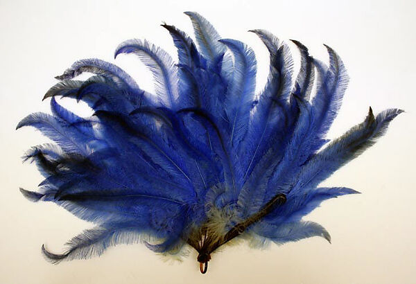 Fan, feathers, plastic, American or European 
