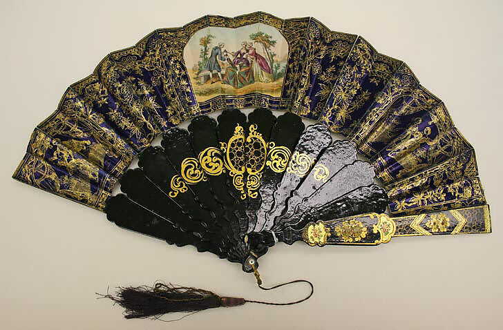 Fan, paper, French