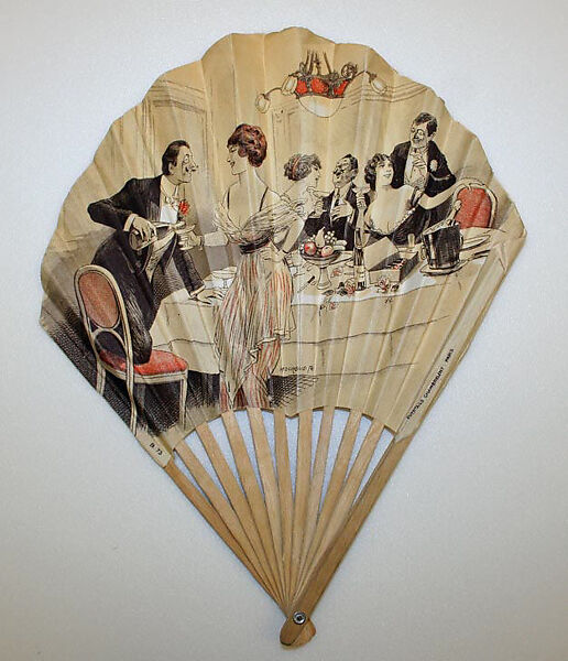 Fan, paper, American or European 