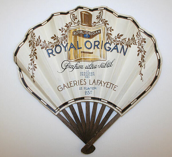 Fan, Jean Gabriel Domergue (French, 1889–1962), paper, wood, French