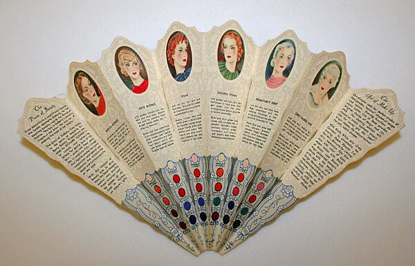 Fan, paper, American or European