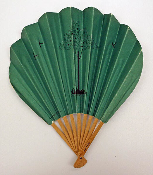Fan, paper, American or European