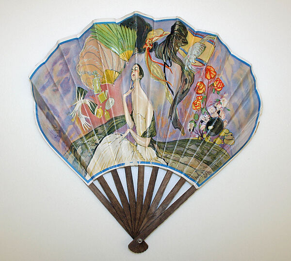 Fan, paper, American or European 